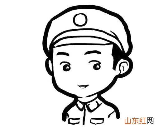 简笔画雷锋是怎么画的