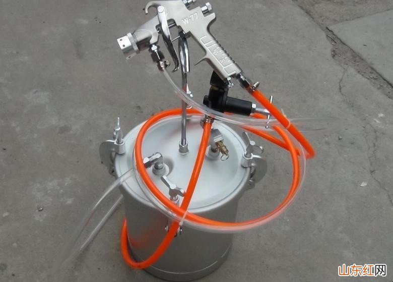 多彩漆喷枪喷点子太小怎么调