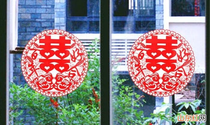 喜字贴玻璃上怎么去除