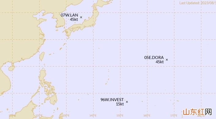 台风最新消息2023年9号台风 台风胚胎96W在西太平洋上生成
