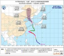 今年第6号台风“卡努”即将在韩国南部沿海登陆 “兰恩”强度逐渐加强