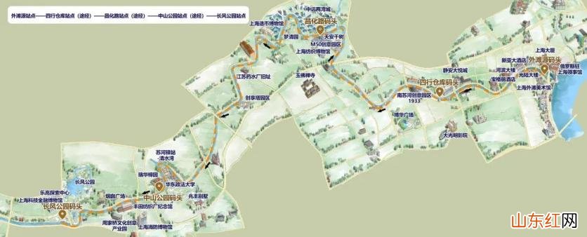 苏州河线路图 5条新航线即将开通