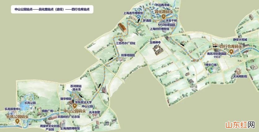 苏州河线路图 5条新航线即将开通