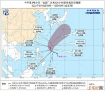 2023年第3号台风最新消息 3号台风“古超”向西北方向移动最强可达强台风级