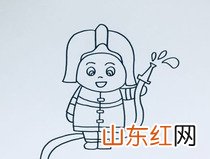 消防员怎么画 简单的消防员画法